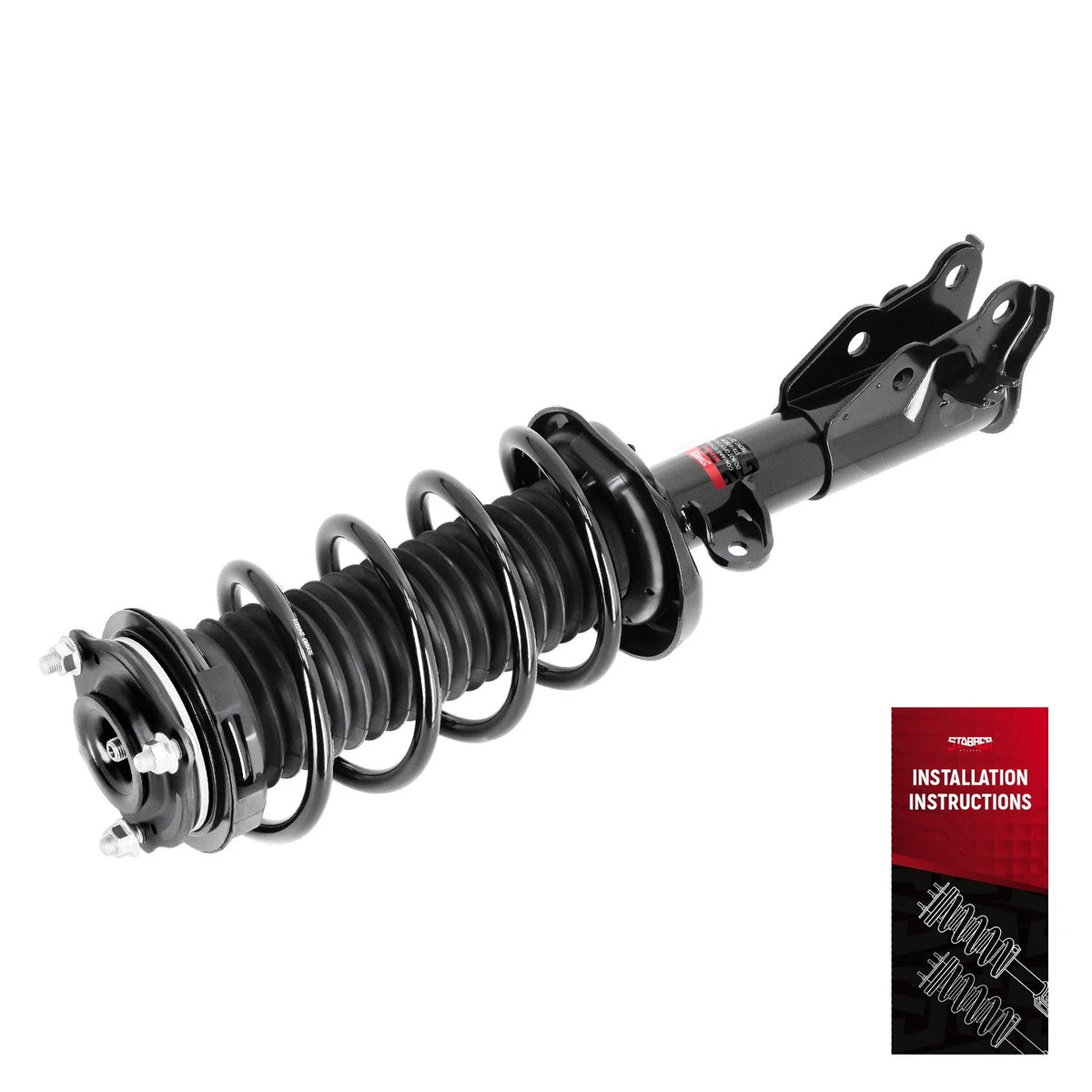 Complete Front Strut Assembly with Coil Spring for Honda Civic Coupe 2012-2015