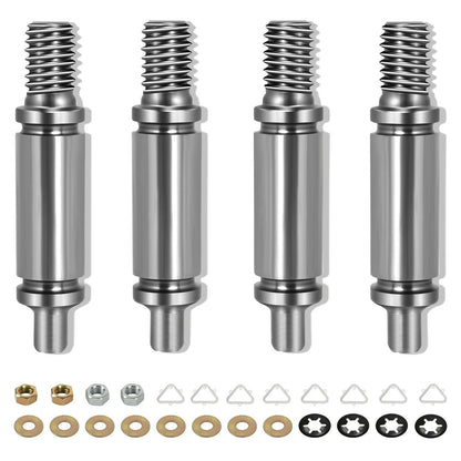 Full Kit (4 Pack) Dryer Drum Support Roller for