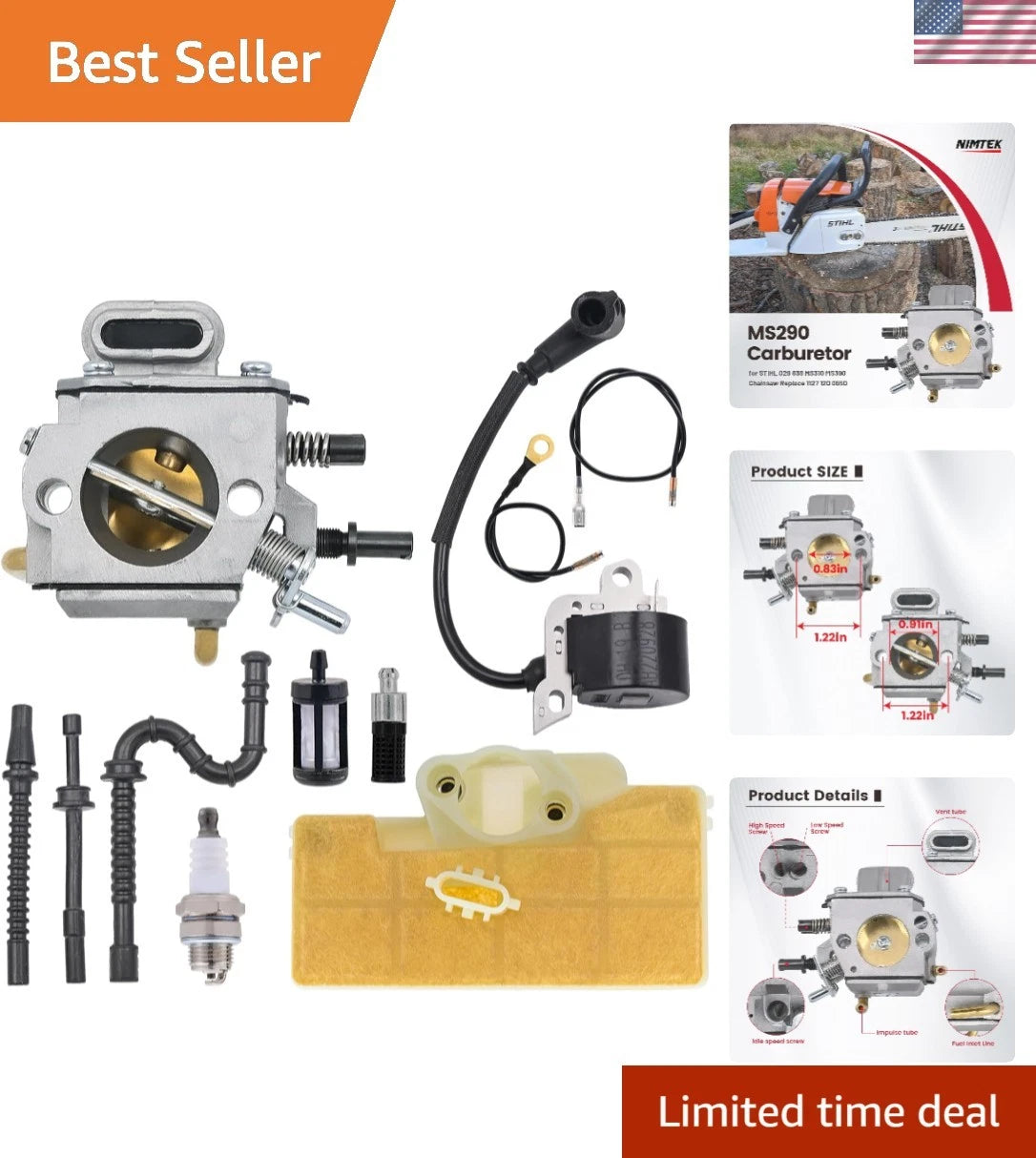 Chainsaw Repair Kit for STIHL MS290