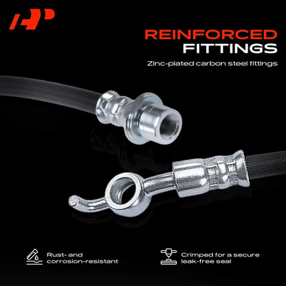 Set of 2 Rear Brake Hydraulic Hoses for Lexus IS250 IS350 (2006–2015) 9094702F71, 2202827