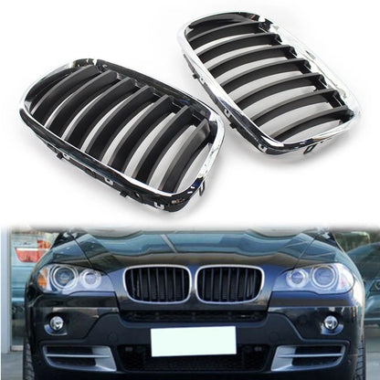 Chrome Grille for BMW X5 X6 E70 E71 (2008–2013)
