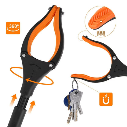 43" Grabber Tool for Elderly (Foldable, Orange)