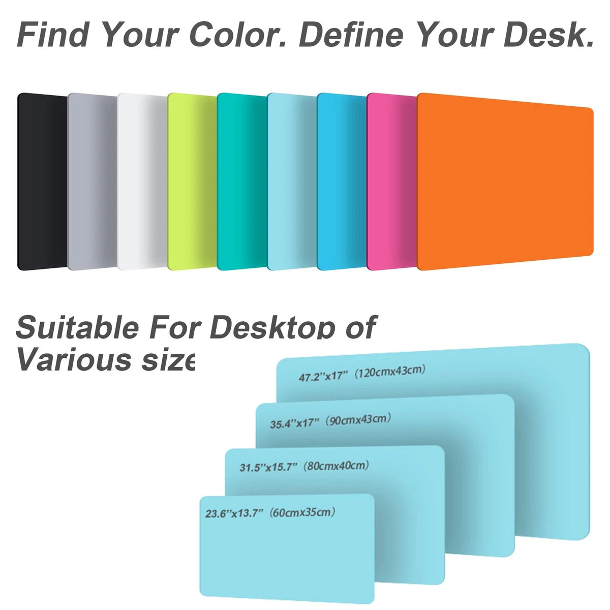 Leather Desk Pad Protector for Office Use (Non-Slip, Large Size)