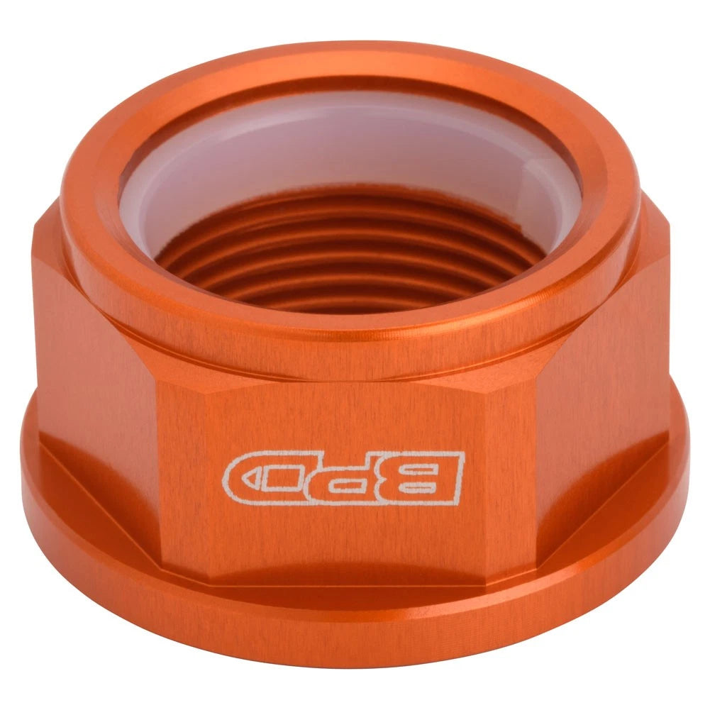 Rear Axle Nut for Bullet Proof Designs (BPD-RAXL-25-ORG)