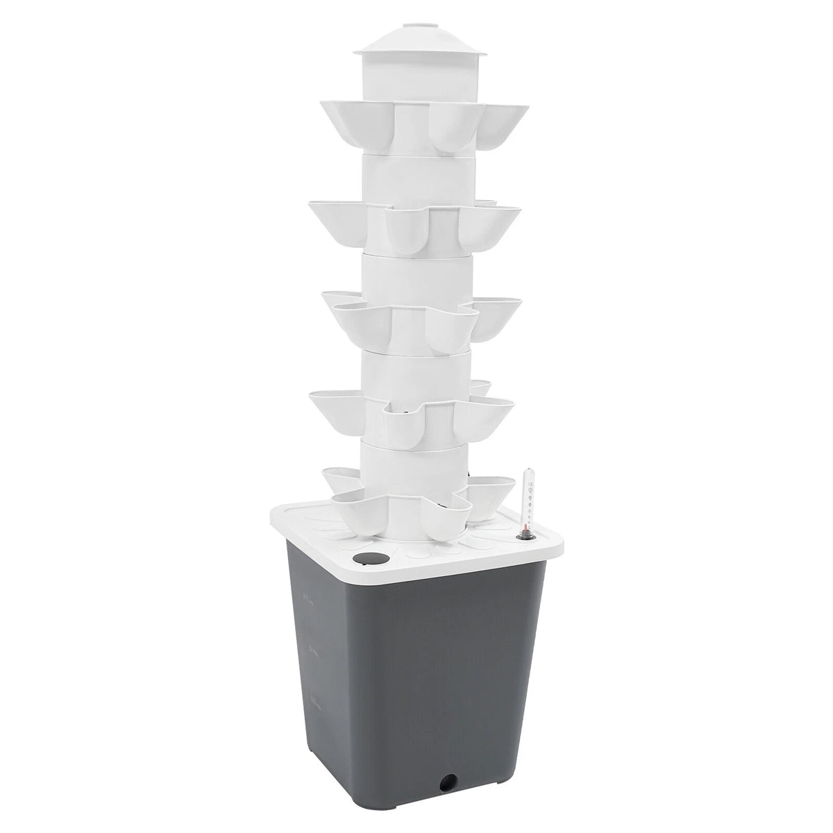 Vertical Hydroponic Garden Tower System 5 Layer 25 Pots (100-240V)