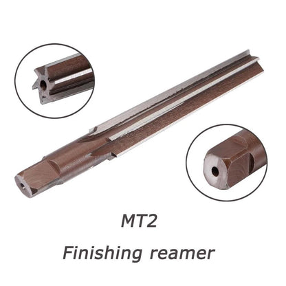 1X Alloy Steel MT2 Straight Shank Finish Cutter Reamer H8 6 Flute