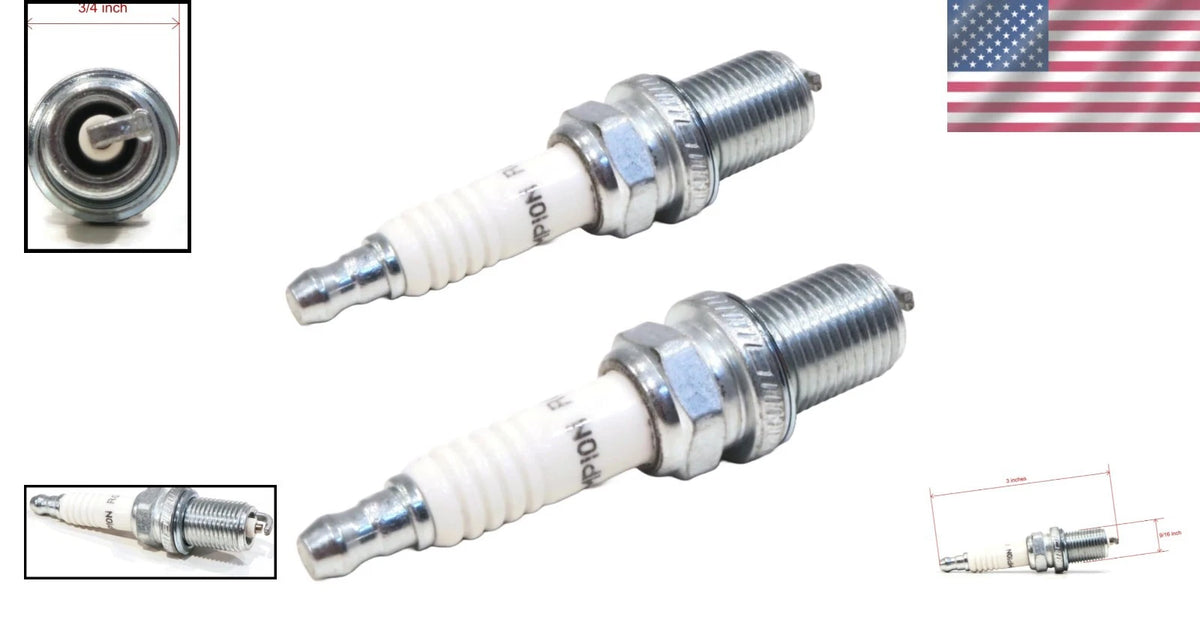 Pack of 2 Champion Spark Plugs for Kohler Command K OHV (25 132 23-S)