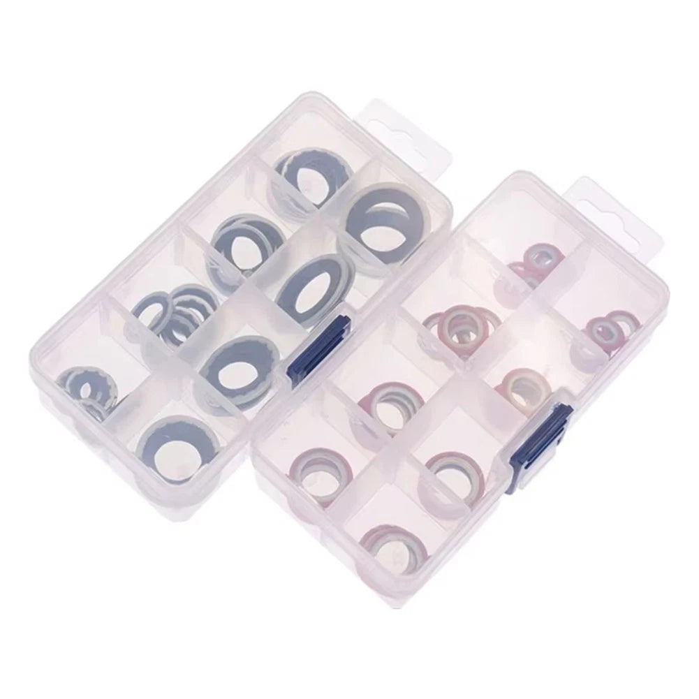 30pcs AC Gasket Assortment for Air Conditioning Compressor Seal Kit