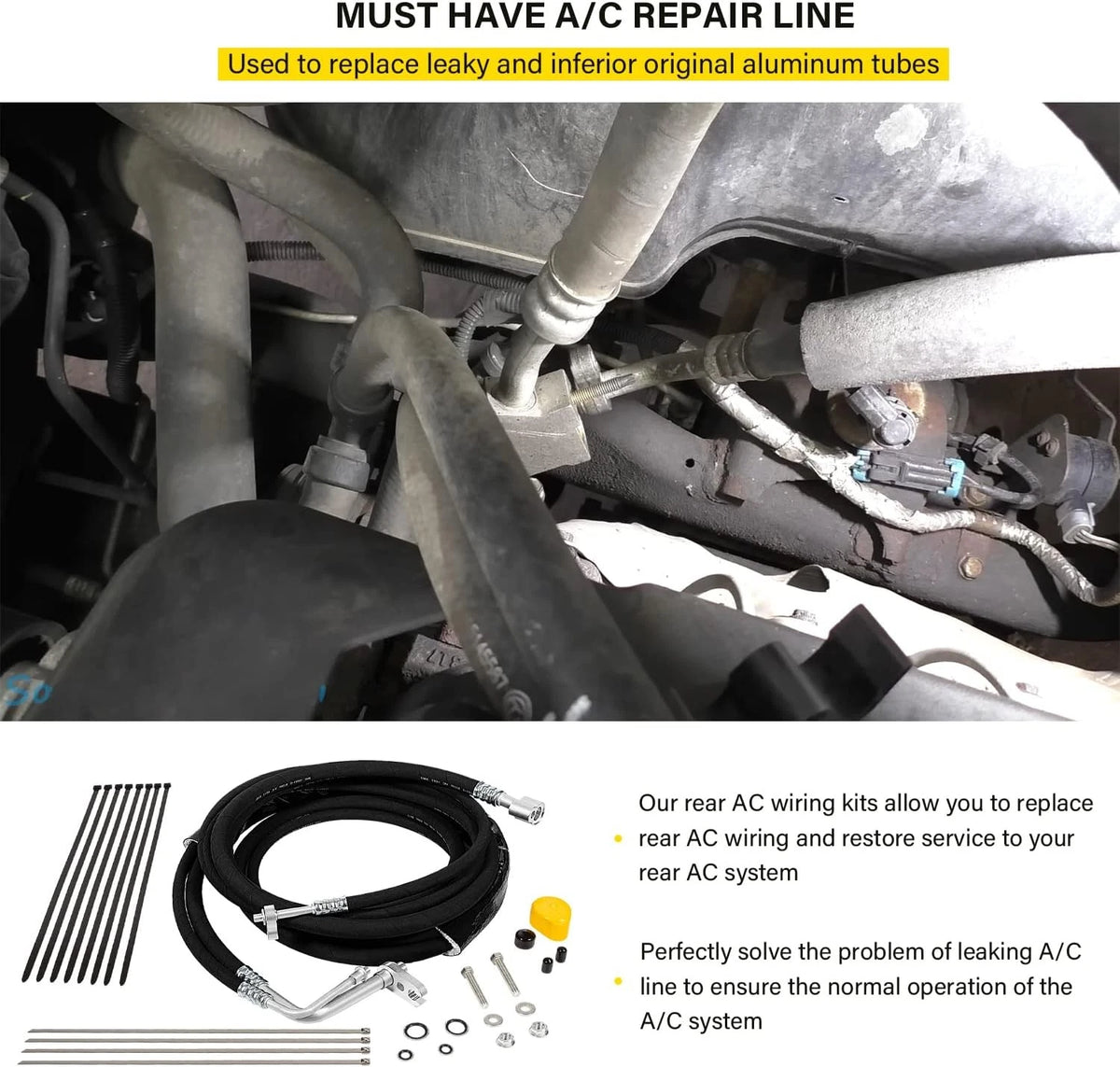 Rear AC Line Set for 2015–2020 Tahoe & Yukon