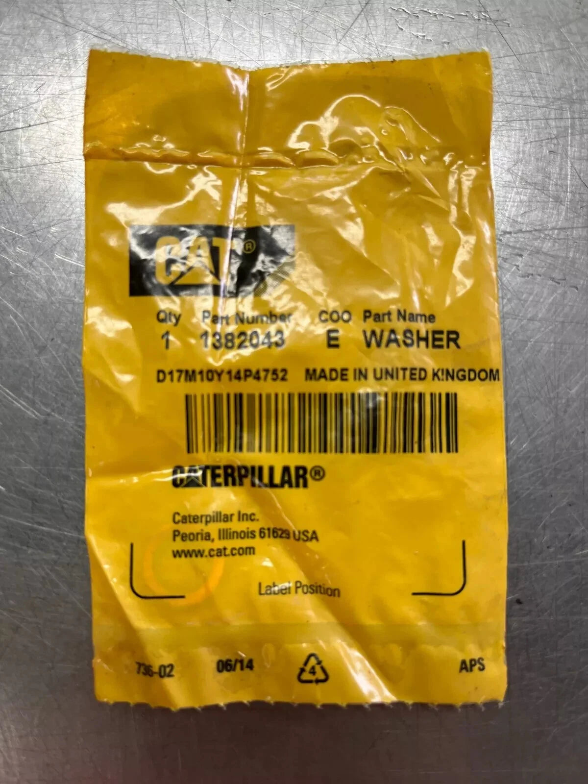 Washer for Caterpillar (138-2043)