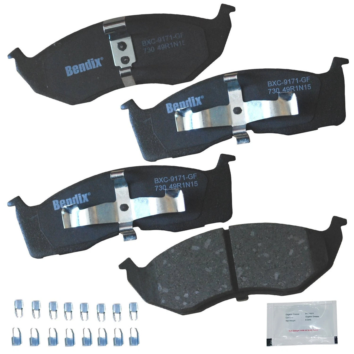Ceramic Disc Brake Pad Set for Chrysler 300M, Concorde, Intrepid, LHS, Prowler