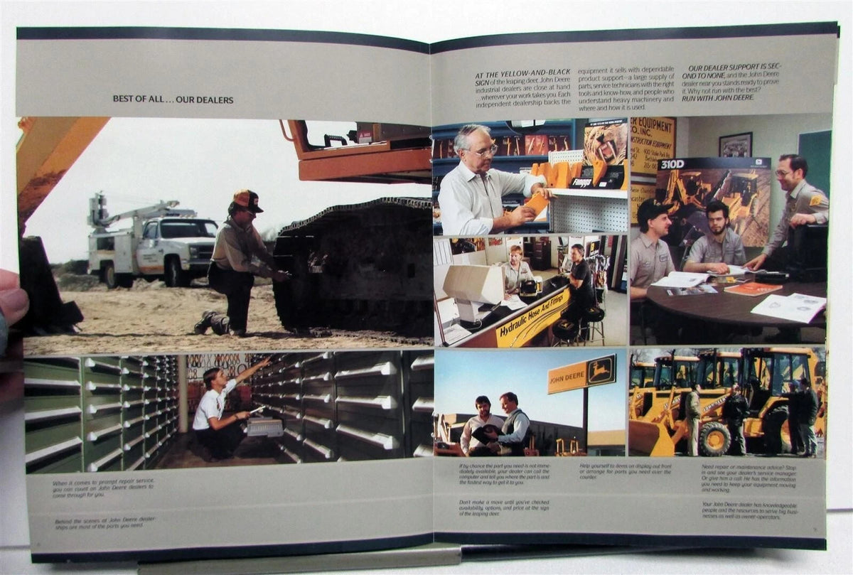 Construction Brochure for John Deere Industrial Equipment (1993)