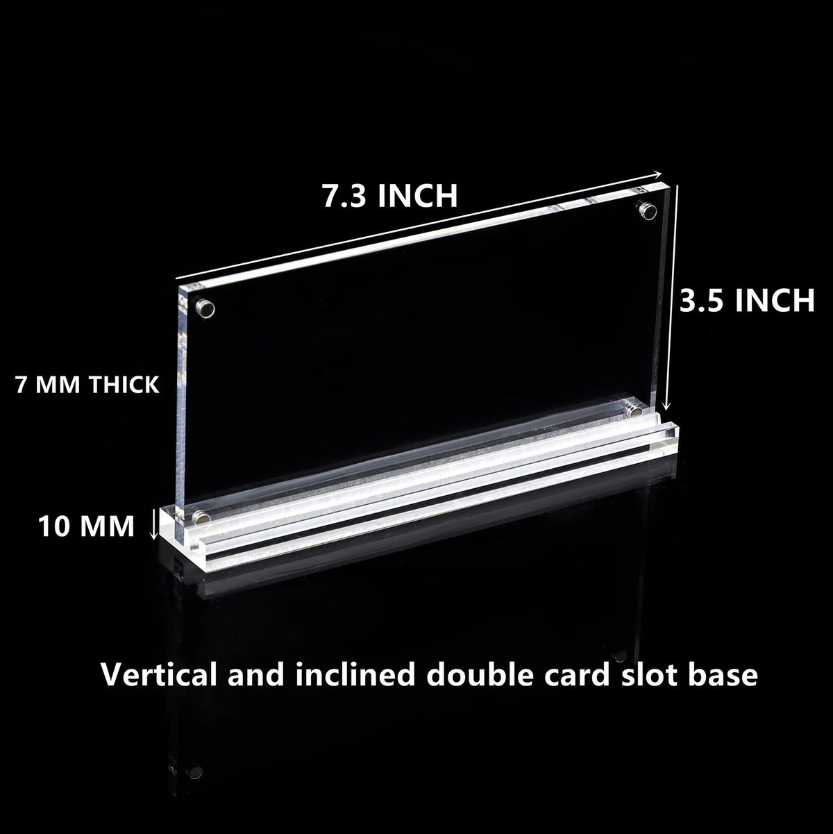 Acrylic Dollar Bill Frame Currency Holder for (7.3x3.5 Inch)