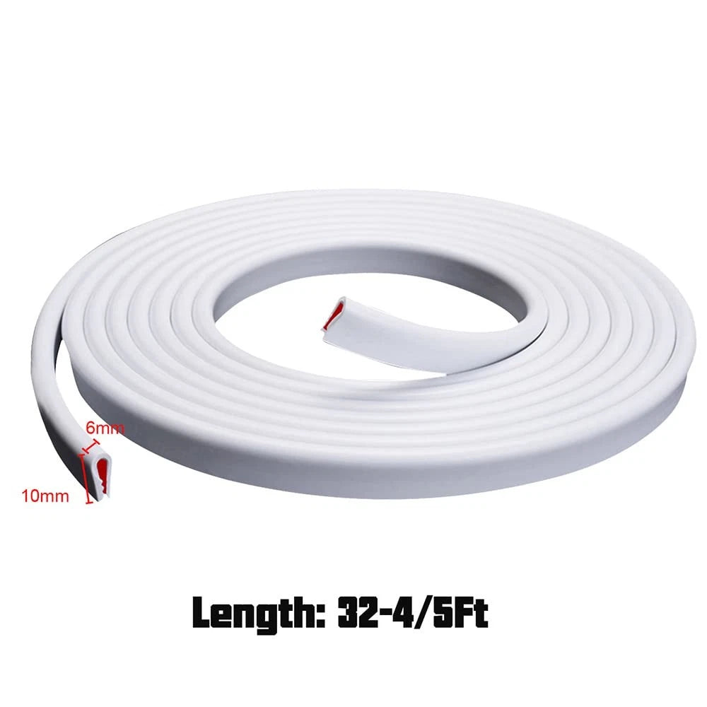 Car Door Edge Guards for Universal Fit (32.8ft) - White
