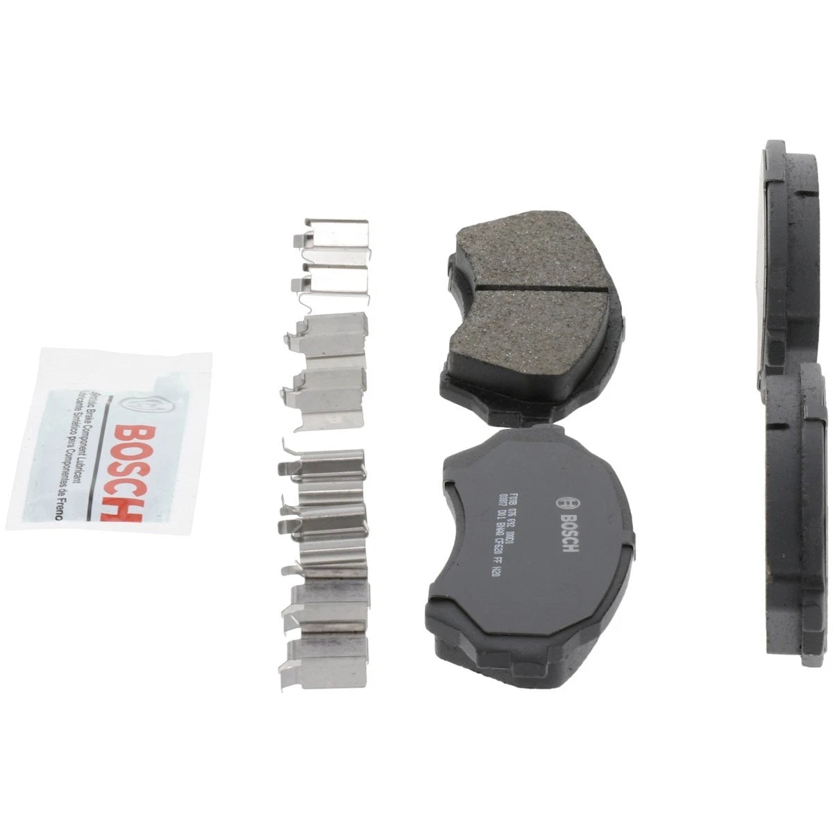 2X BC798 Brake Pad Set Front for Mazda Protege (1999–2002)