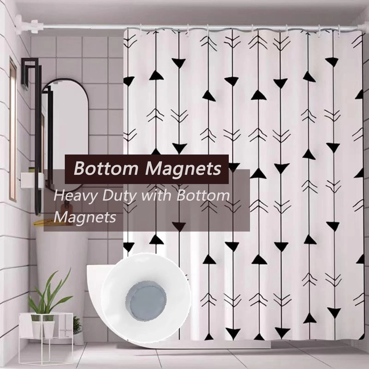 Shower Curtain Liner for Black Arrow (No Part Numbers)