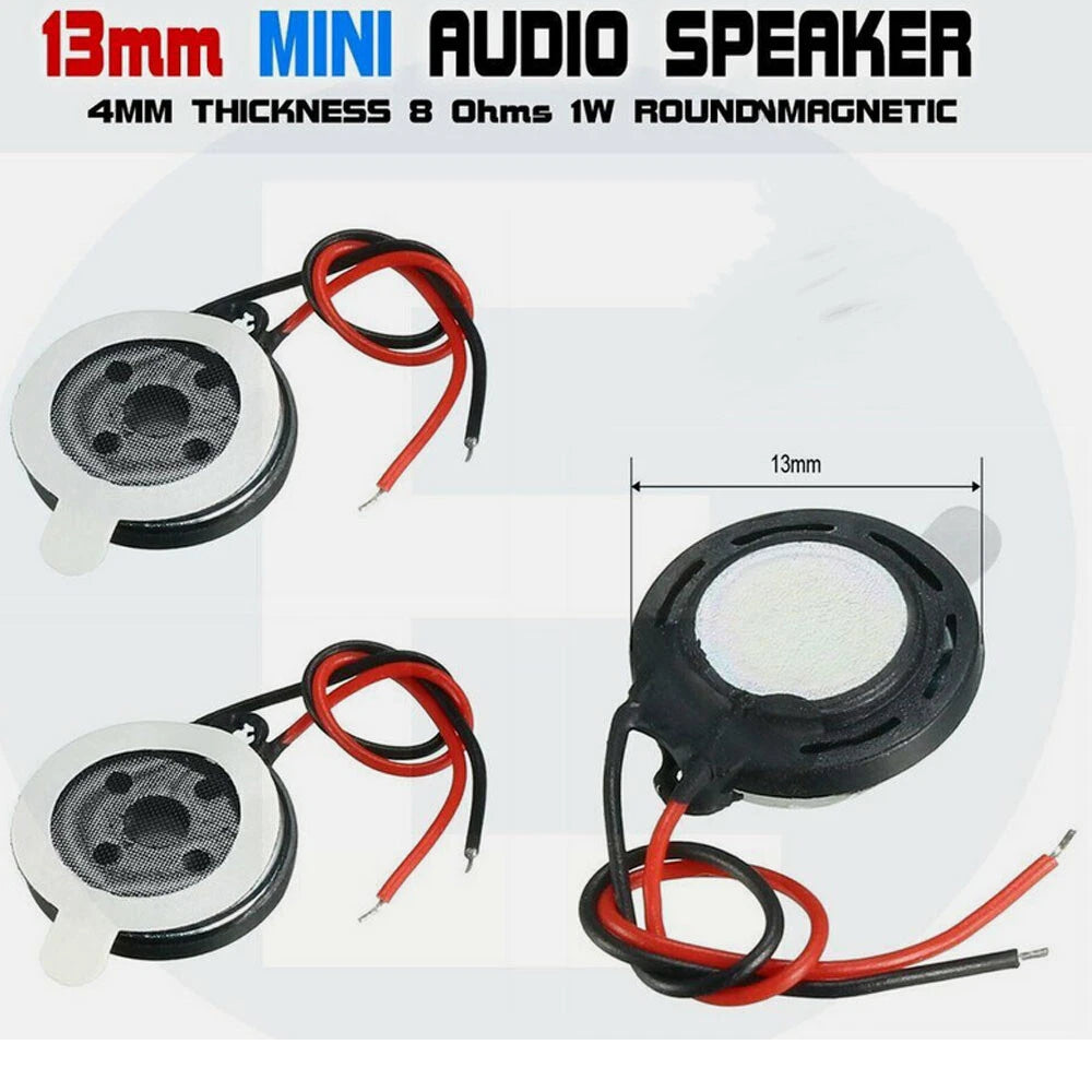10pcs 13mm 8 Ohm Mini Micro Speakers for Arduino