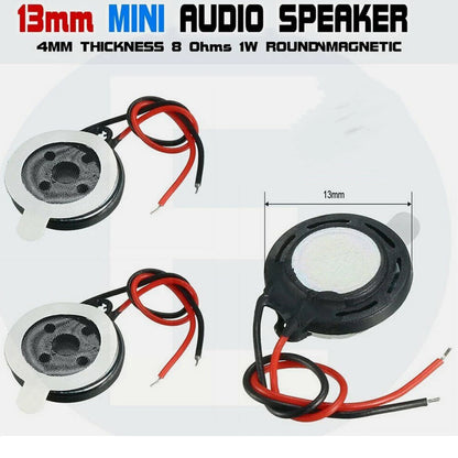 10pcs 13mm 8 Ohm Mini Micro Speakers for Arduino