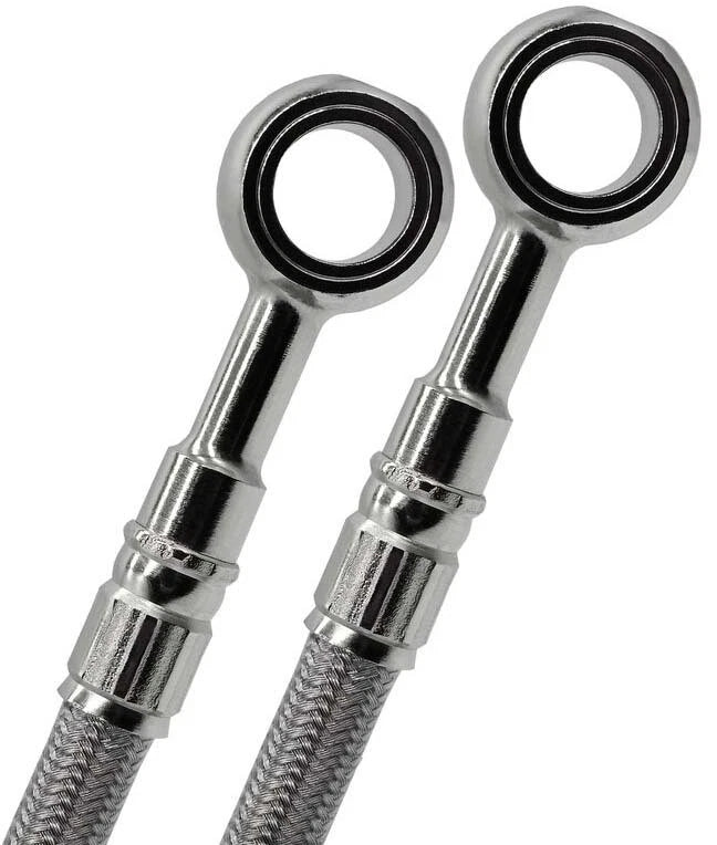 Galfer Front Steel Braided Brake Line for Rear (FK003D433R)