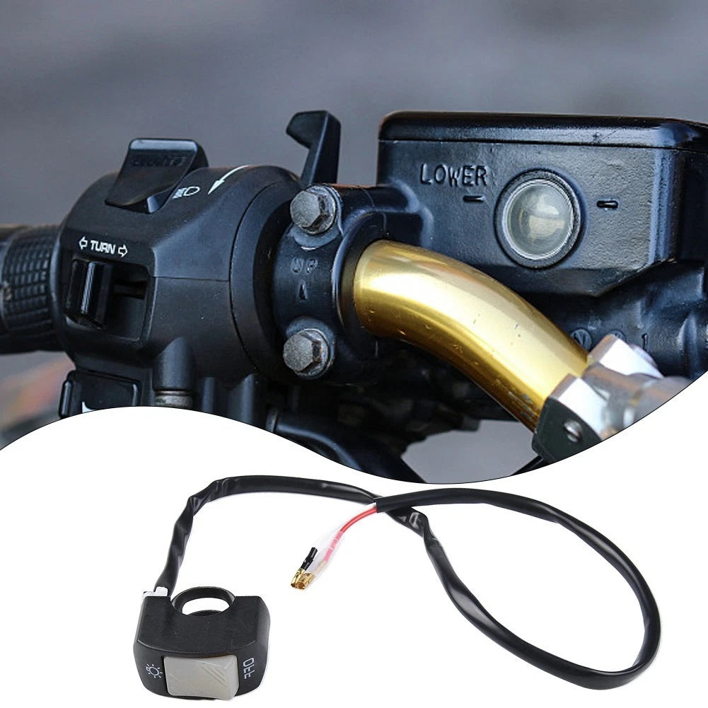 ON-OFF Button Handlebar Switch for Motorcycle Dirt Bike (Waterproof)