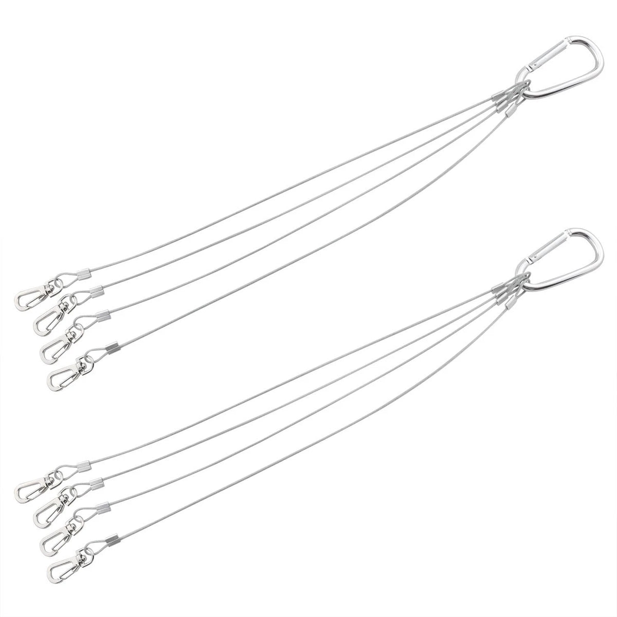 2X Stainless Steel Plant Grow Light Hanging Rope for