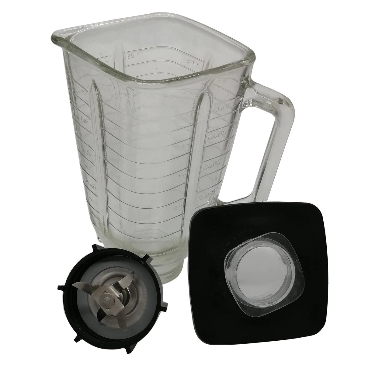 5-Cup Glass Jar with Lid for Blender (Replacement)