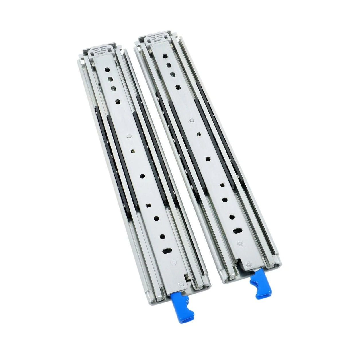 1 Pair Locking Drawer Slides for Universal Use (16 Inch, 500 lbs Capacity)