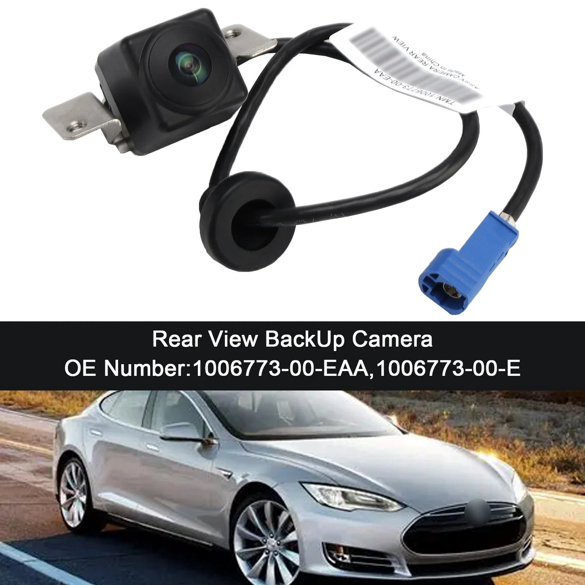 Rear View Backup Camera for Tesla Model S (2012–2018) 1006773-00-E, 1006773-00-EAA