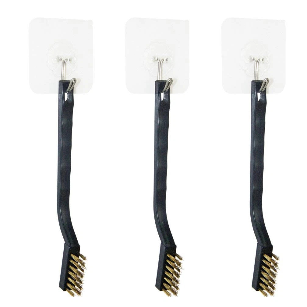9PCS Mini Brass Brushes Set for Automotive Cleaning Tools