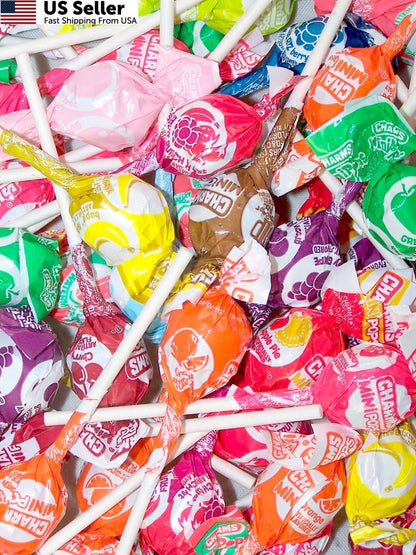 75 Count Charms Minipops Assorted Flavor Candy (Pack of 1)