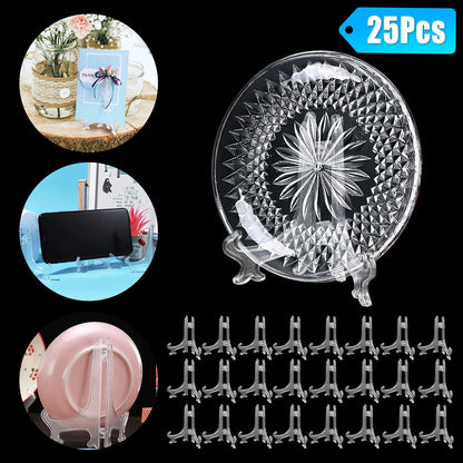 25PCS Hanging Tray Folding Bracket for Trading Card Photo Display