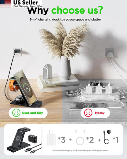 Wireless Charging Station for Samsung Galaxy S26 (2023)