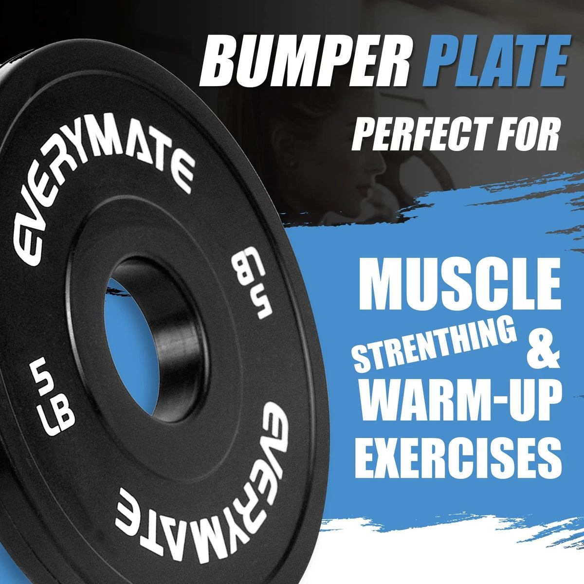 5LB Change Weight Plates Set for Olympic Weightlifting (5 LBx2)