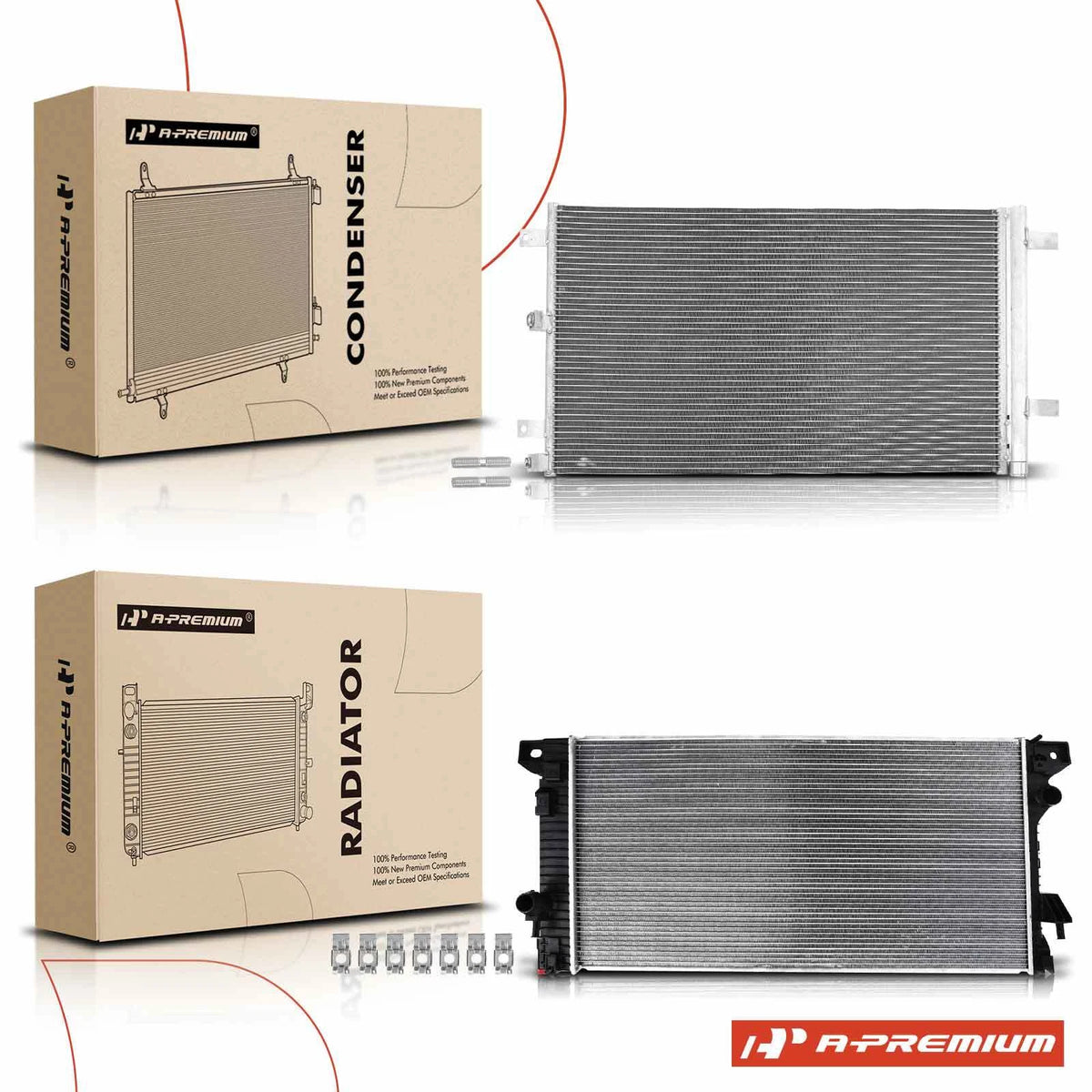 Cooling Kit Set for Ford F-150 (2015–2019) FL3Z8005B, FO3010334, HL3Z8005C