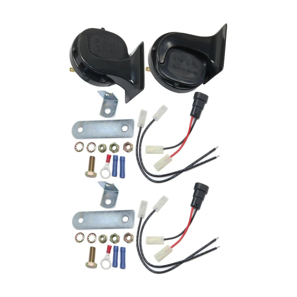 Set of 2 Horns for Chevy Express 4500 (2009) CLX-M0-USA-SET-REPC502502-2-CL360A149