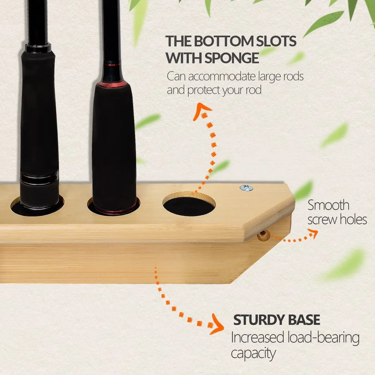 Fishing Rod Holders for Garage (Fits )