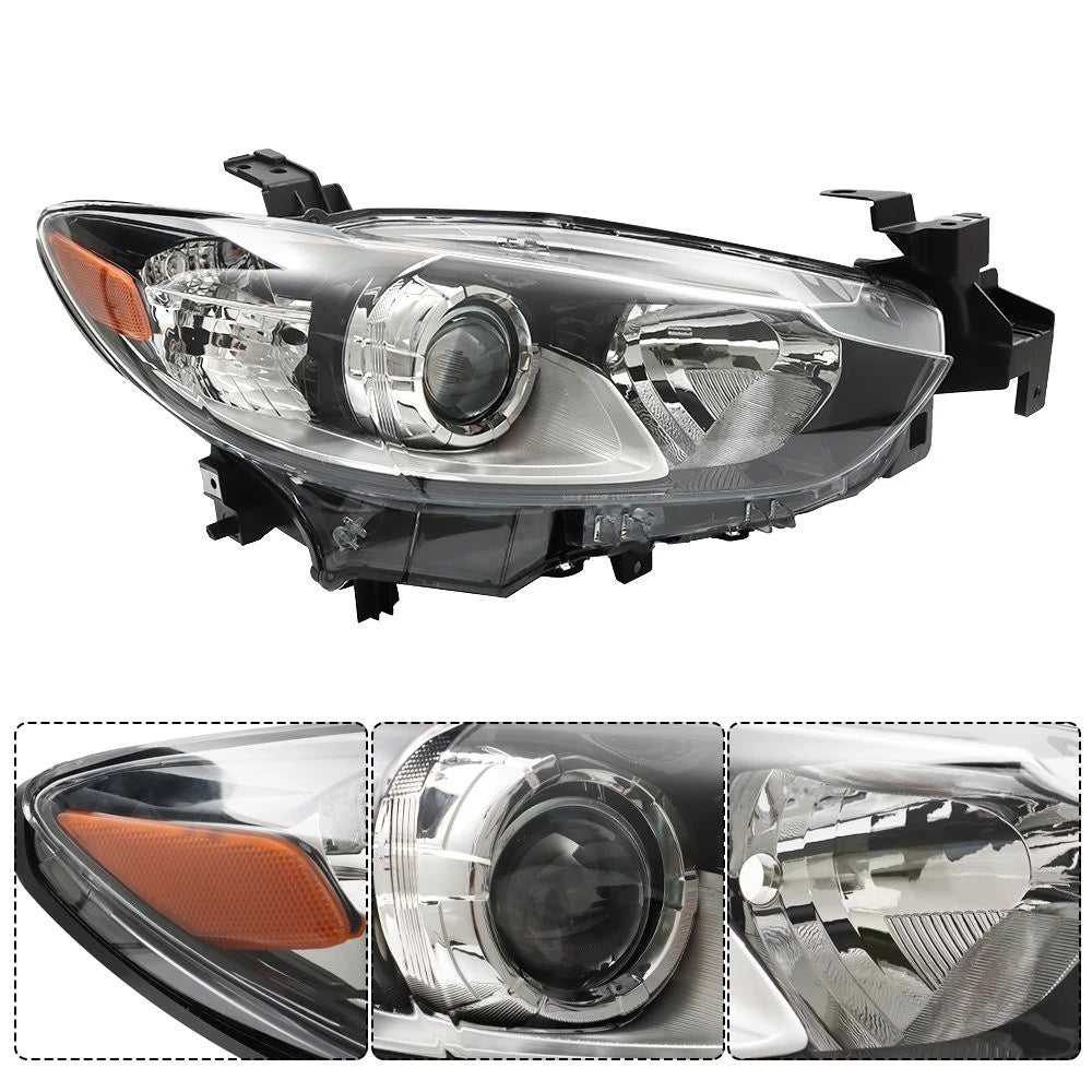 RH Headlight for Mazda 6 (2014–2017) MA2519160 Halogen Clear Lens