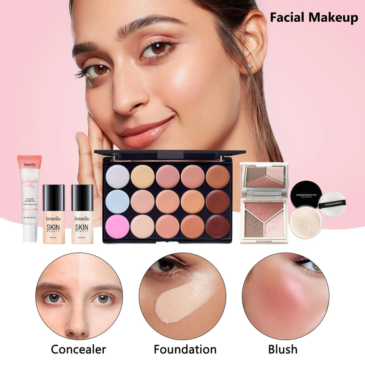 Makeup Kit for Women - Full Multicolor Set