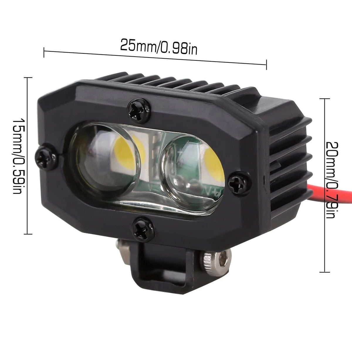 4X LED Headlight for TRX-4 TRX6 SCX10 (2017–2023)
