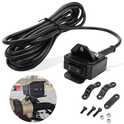 12V Winch Switch with Mounting Bracket for Universal Applications