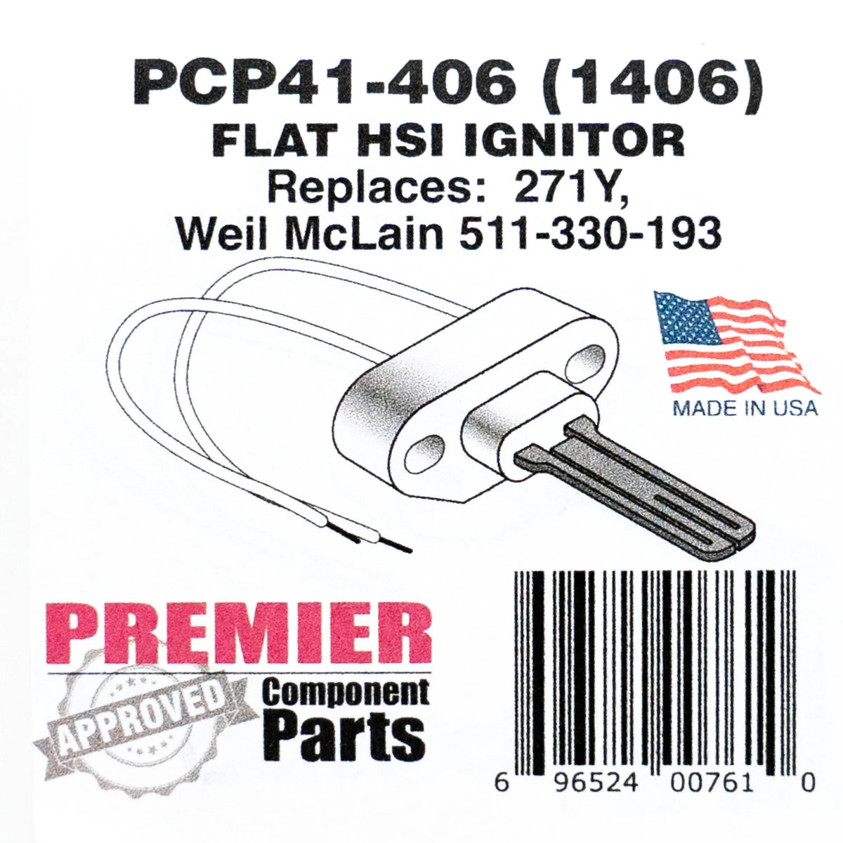 Furnace Igniter Replacement for Premier (Made in USA)