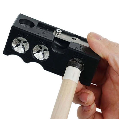 Multi-Functional Billiard Cue Tip Tool Grinder Shaper Trimmer