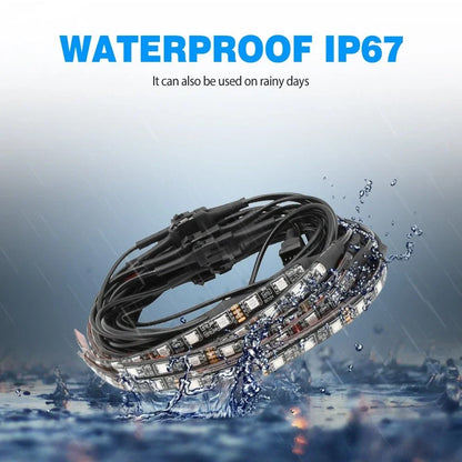 Motorcycle RGB LED Strip Lights - 12 Lights Included