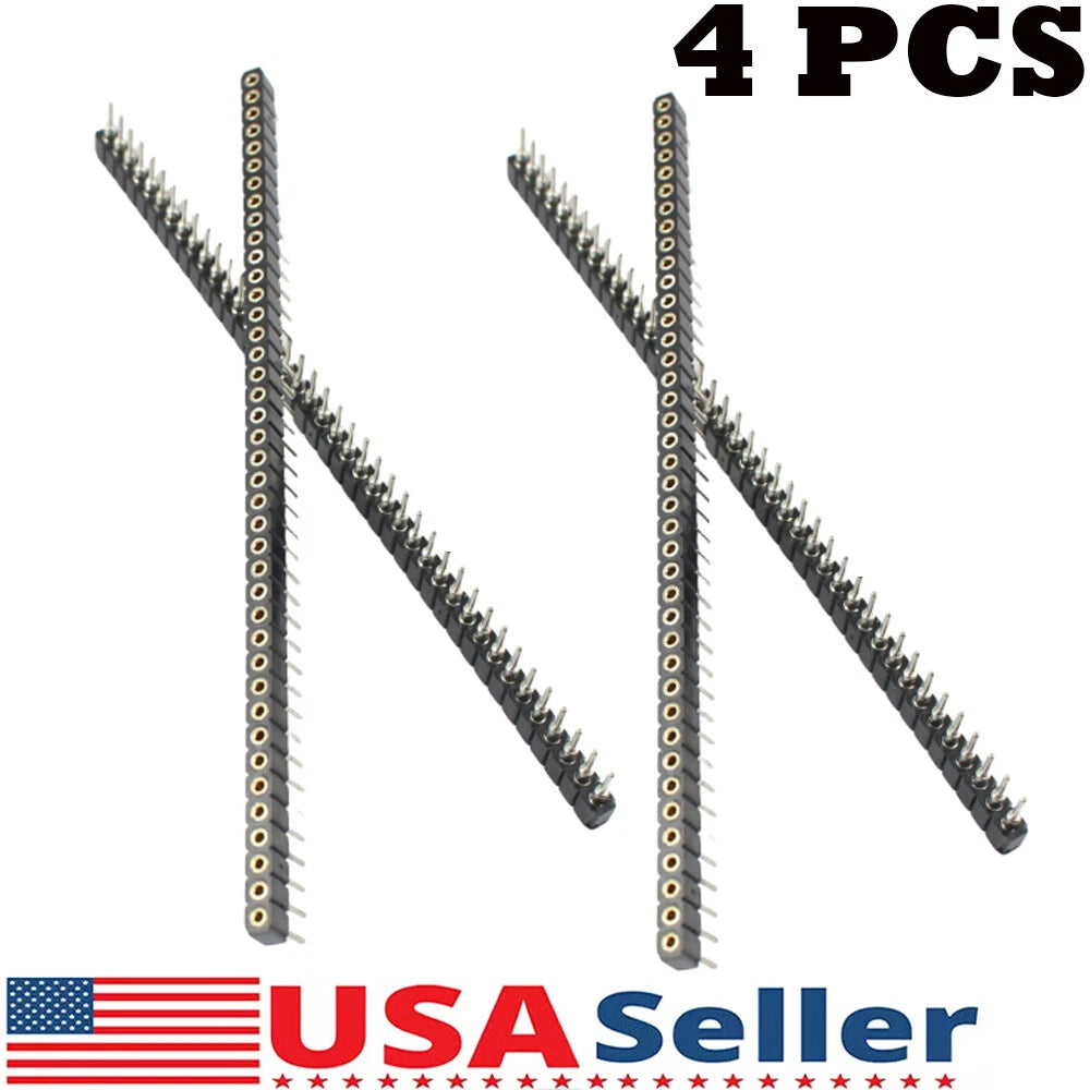 4X 40pin PCB Panel Female IC Breakable 2.54mm Header Socket for