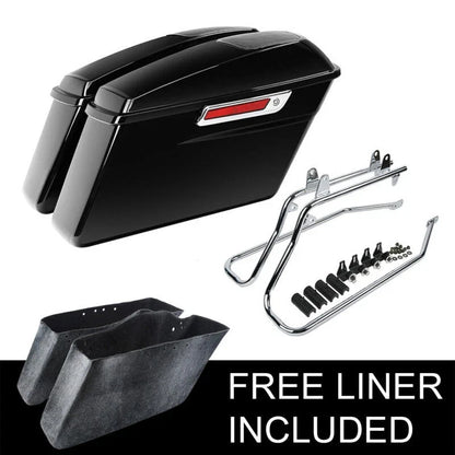 Speaker Lids 6x9" with Conversion Bracket for Harley Softail (1984-2017)