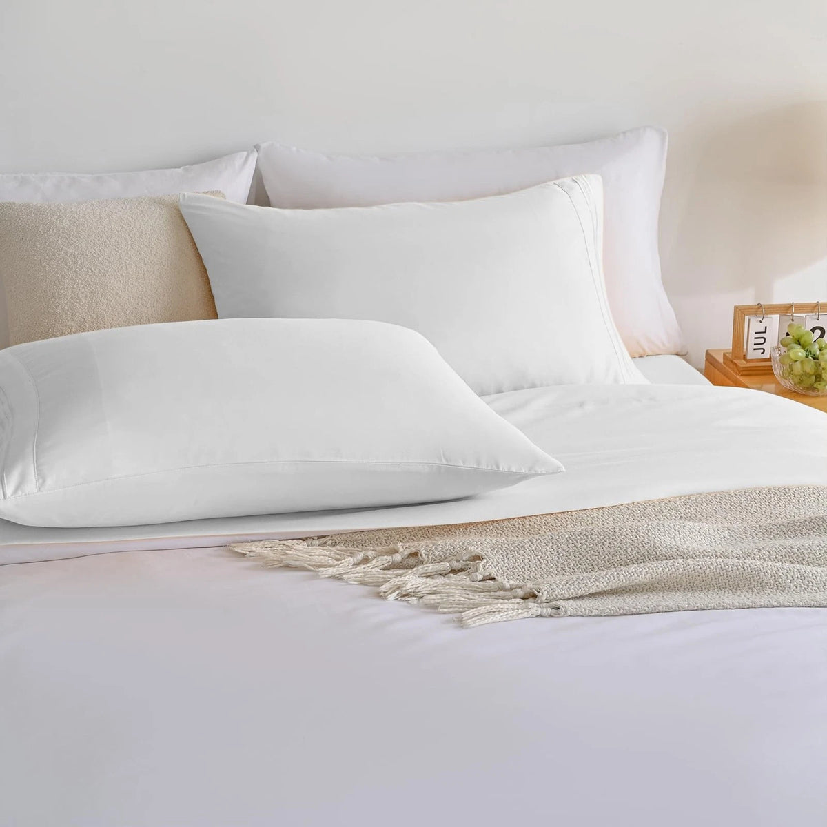 Twin Sheets Set for Single Bed (Cooling Hypoallergenic Microfiber)