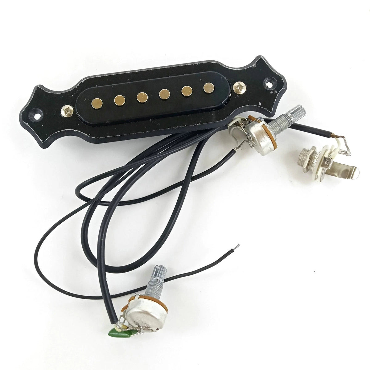 6-Pole Single Coil Pickup Harness for 6-String Cigar Box Guitar