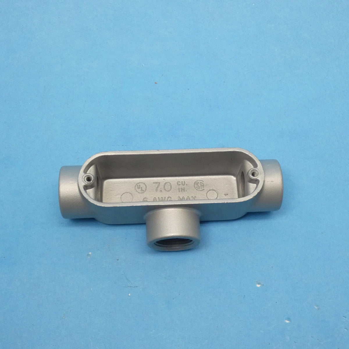 3/4" Aluminum Tee Conduit Body for Appleton T75A Form 85 Type T