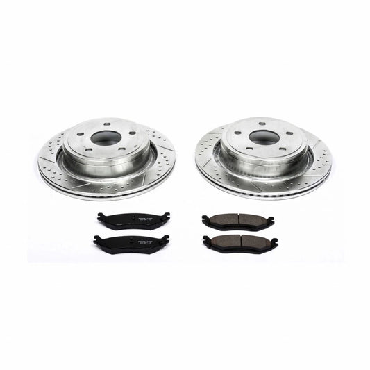 Power Stop Brake Kit Z23 Evolution Sport for Ram 1500 Classic (2019–2020) TLX-psbK2172-CL360A74