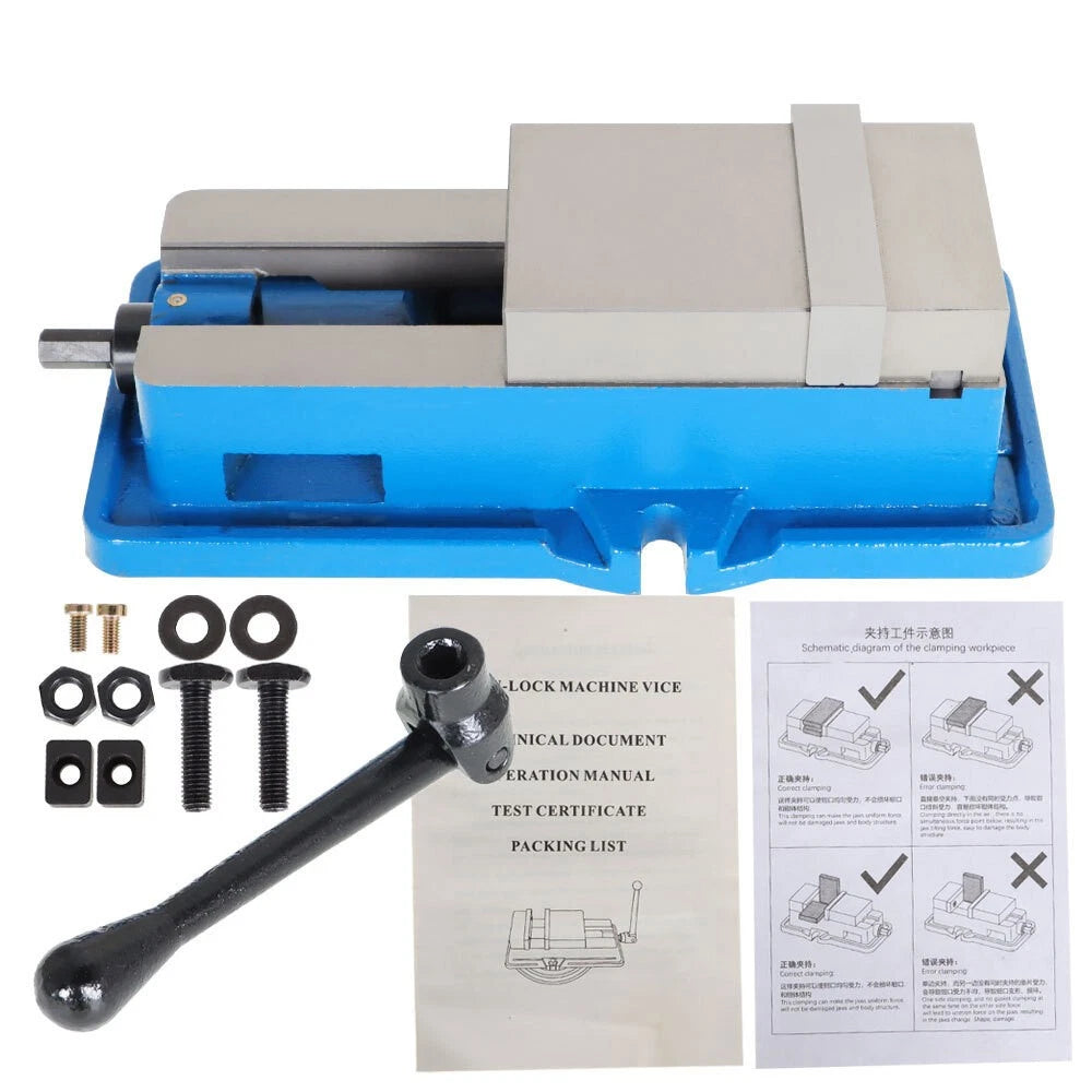4" Vise Lockdown Clamping Vice for CNC Milling Machine
